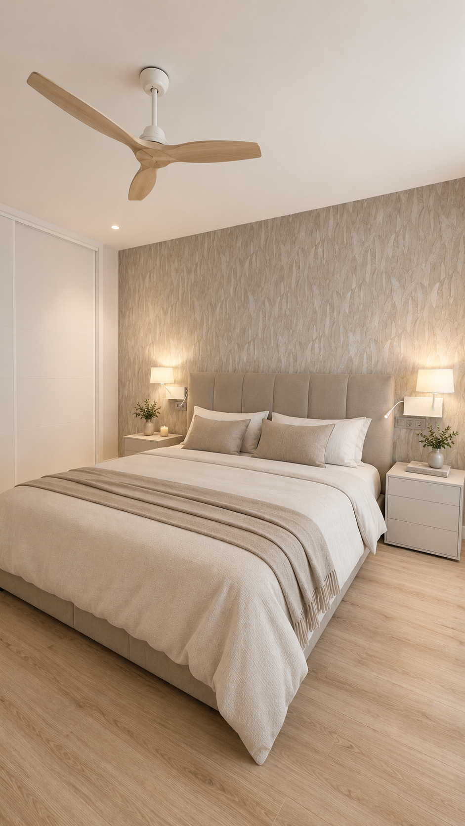Dormitorio matrimonio diseño interior sevillano